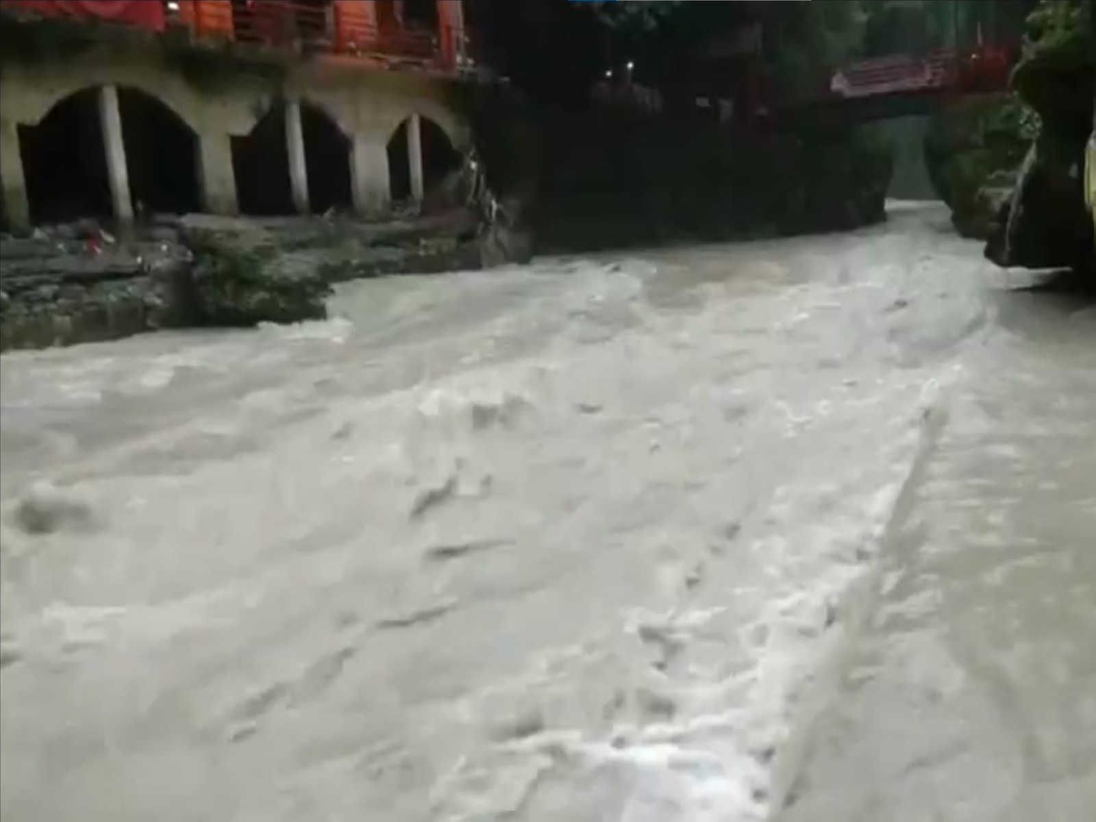 Visual of Tamsa river in Dehradun (Photo/ANI) Visual of Tamsa river in Dehradun (Photo/ANI)