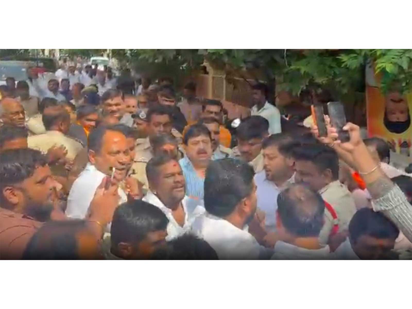 Tension in Tarnaka as Telangana BJP chief Ramchander Rao placed under house arrest (Photo/Telangana BJP)