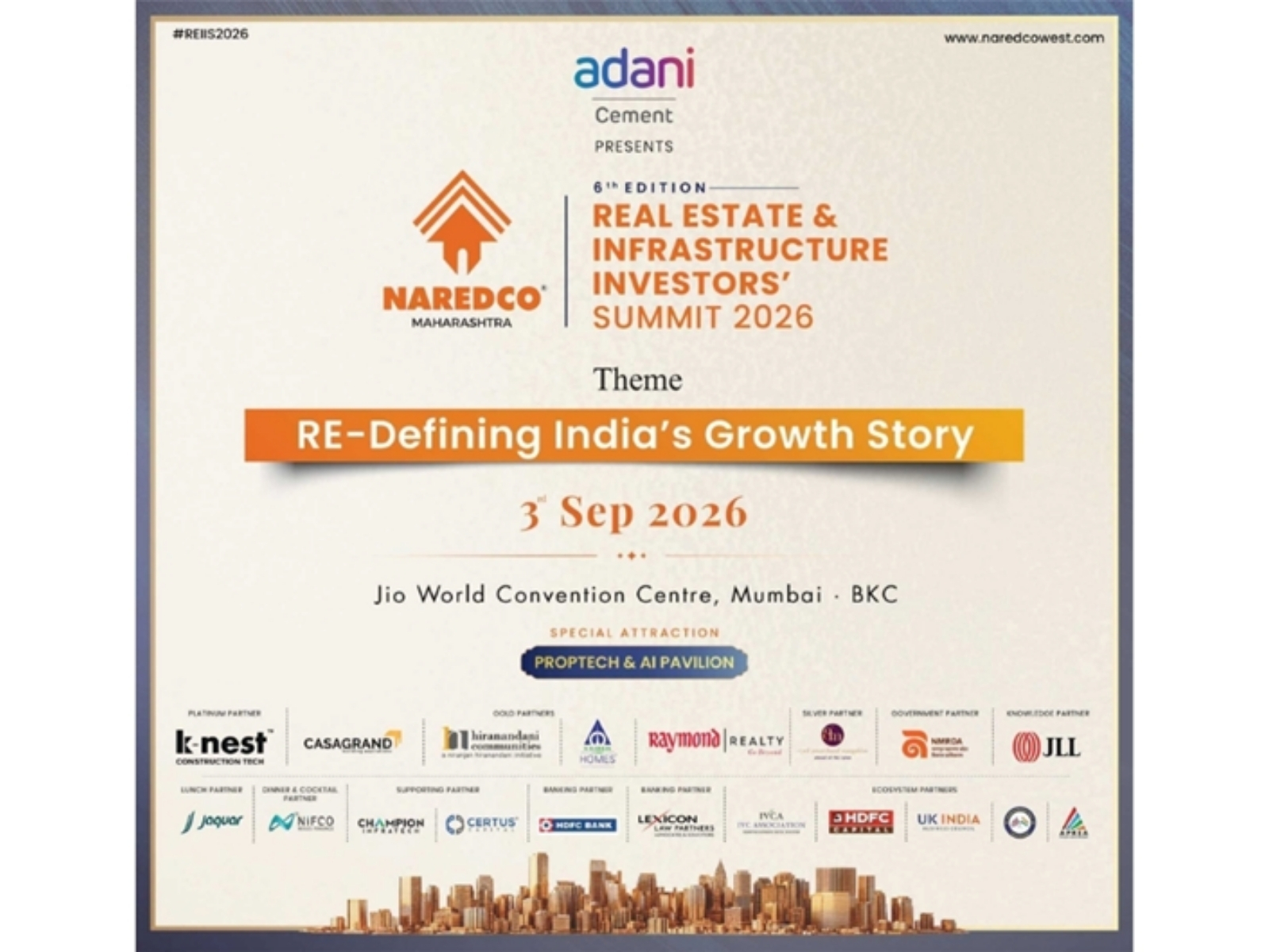 NAREDCO Maharashtra's Real Estate & Infrastructure Investors’ Summit 2026 (REIIS 2026)