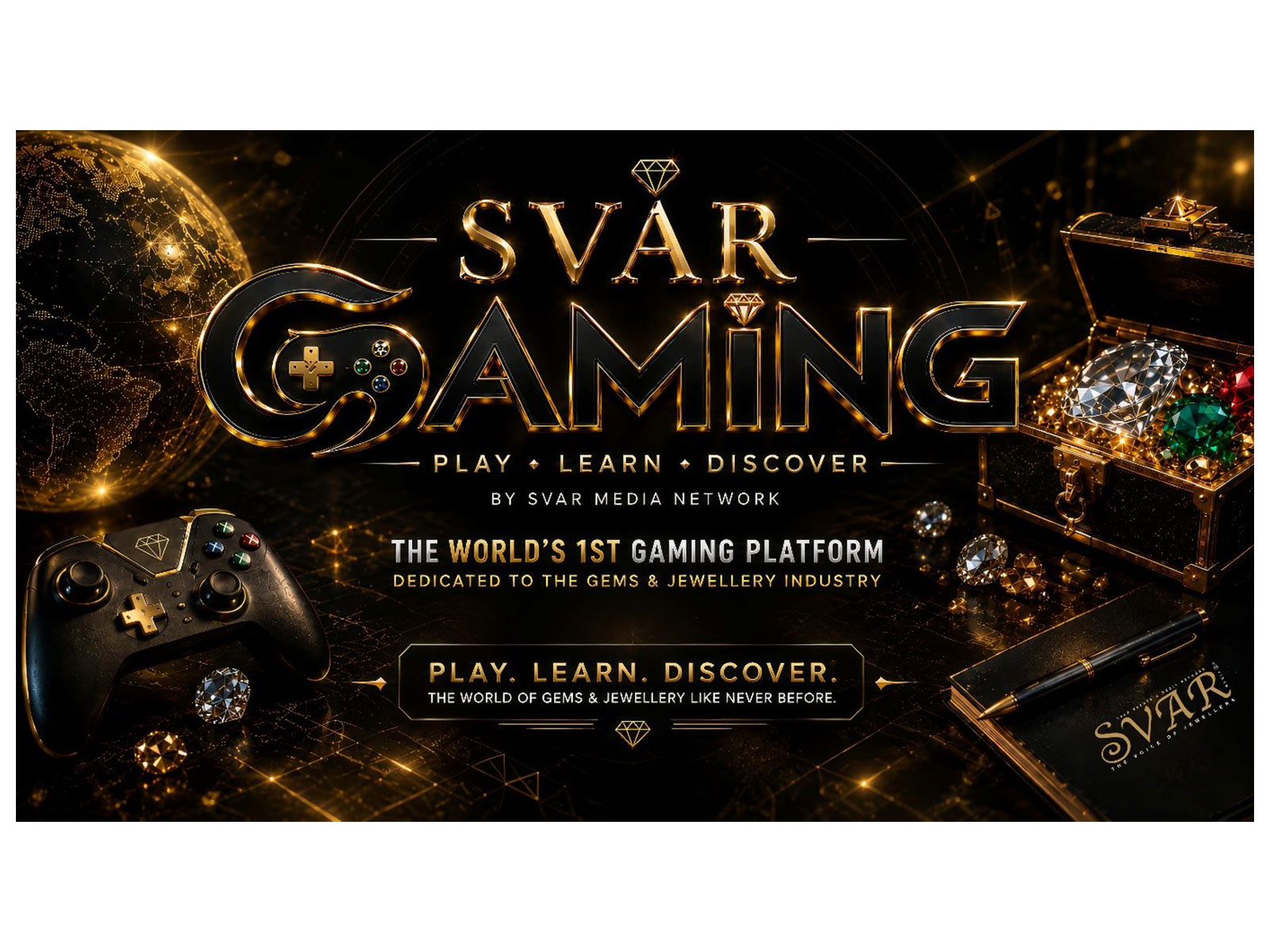 SVAR Media Network Launches SVAR Gaming, Becoming the World’s 1st Gems & Jewellery Brand to Introduce an Interactive Gaming Experience