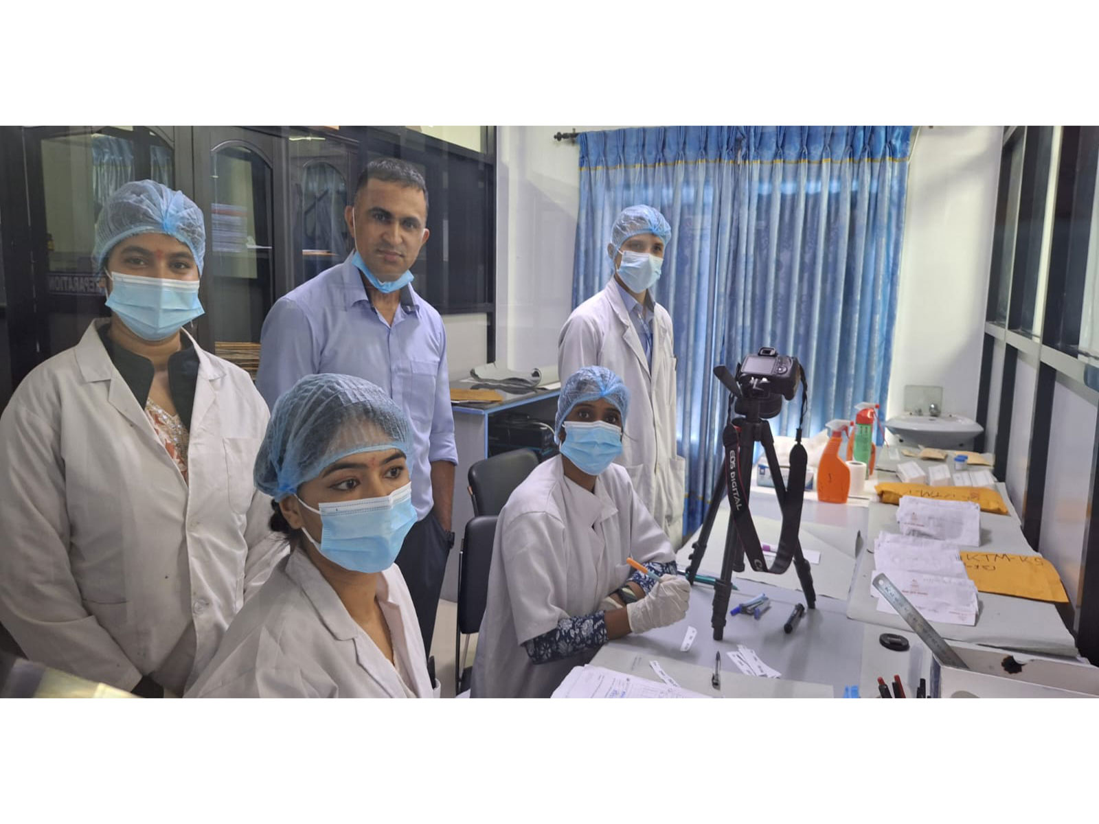 Indian forensic team members analyse DNA samples to identify victims and missing persons following flash floods in Nepal. (Photo: X/@IndiaInNepal) Indian forensic team members analyse DNA samples to identify victims and missing persons following flash floods in Nepal. (Photo: X/@IndiaInNepal)