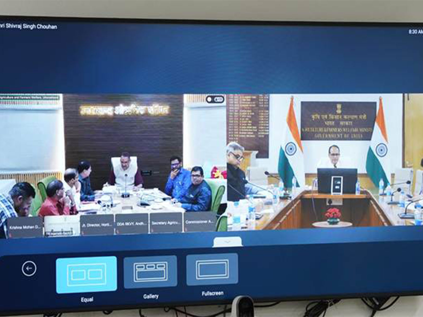 Union Minister Shivraj Singh Chouhan held a high-level review meeting with the Agriculture Ministers and senior officials of five states. (Photo/Ministry of Agriculture & Farmers Welfare) Union Minister Shivraj Singh Chouhan held a high-level review meeting with the Agriculture Ministers and senior officials of five states. (Photo/Ministry of Agriculture & Farmers Welfare)