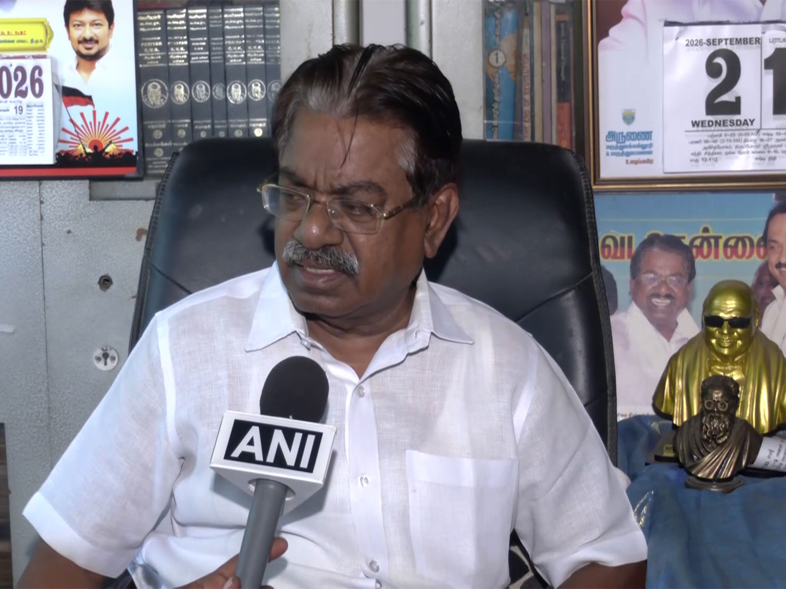 DMK spokesperson TKS Elangovan (Photo/ANI)