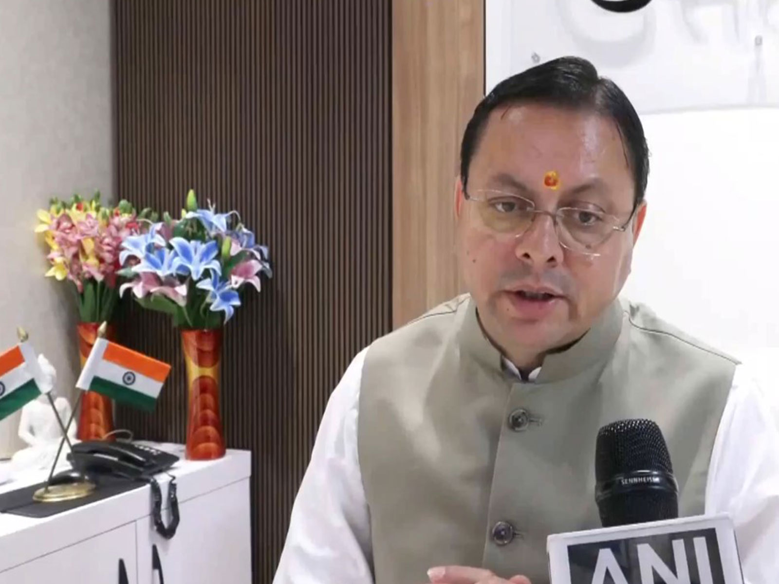 Uttarakhand Chief Minister Pushkar Singh Dhami (Photo:ANI)