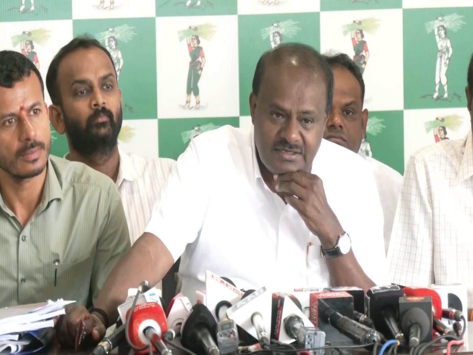 Union Minister for Heavy Industries and Steel H D Kumaraswamy (Photo/ANI) Union Minister for Heavy Industries and Steel H D Kumaraswamy (Photo/ANI)