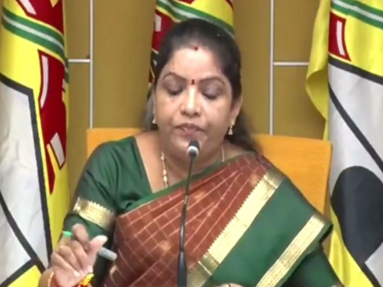 Andhra Pradesh Minister Gummadi Sandhya Rani (Photo/ TDP Central Office) Andhra Pradesh Minister Gummadi Sandhya Rani (Photo/ TDP Central Office)