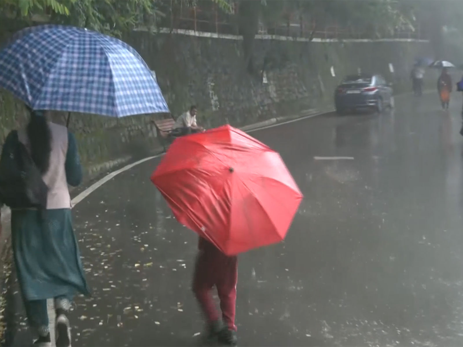 Visual of rainfall in Himachal (File photo/ANI)