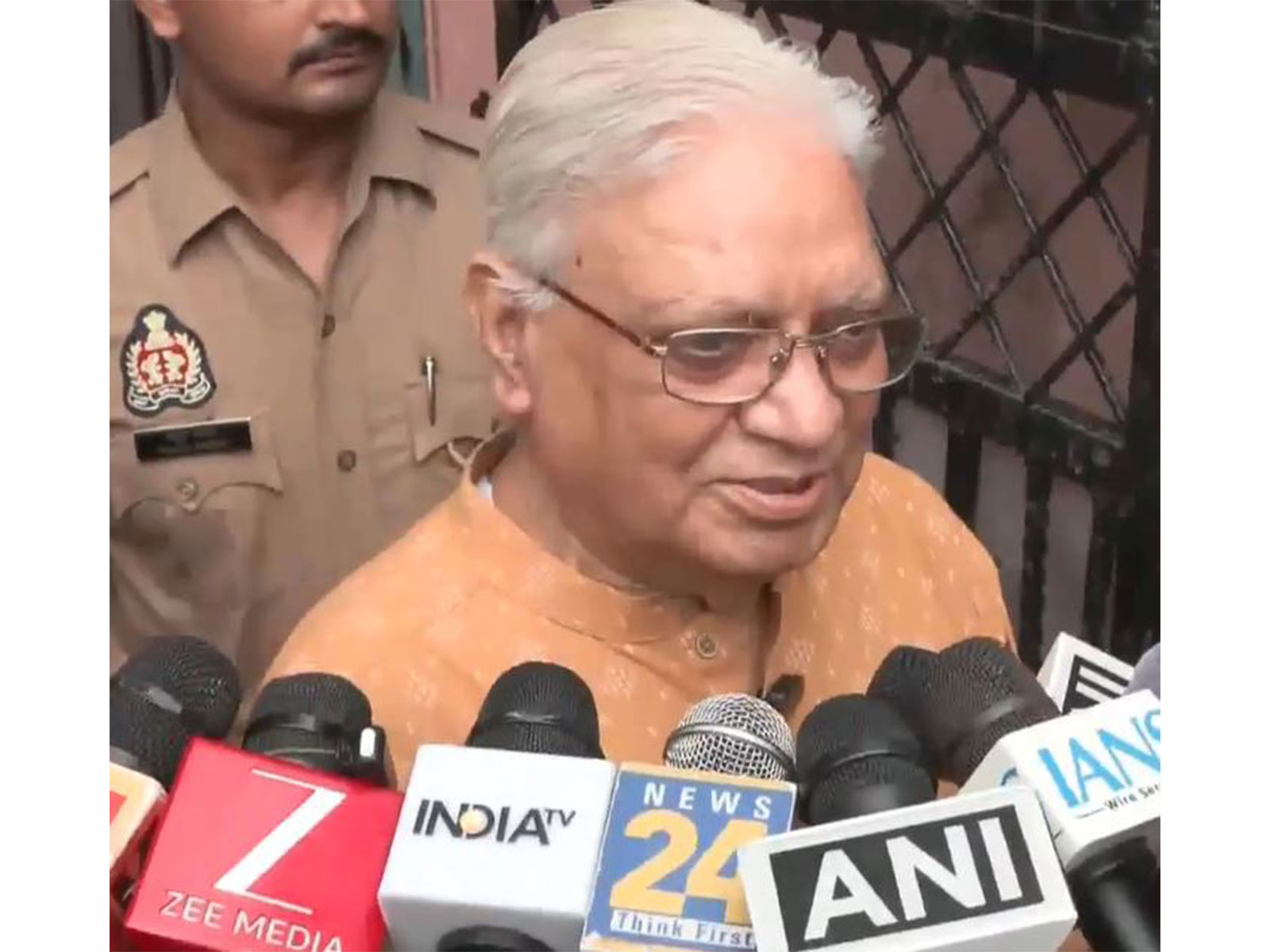 New member of Shri Ram Janmabhoomi Teerth Kshetra Trust, Madan Mohan Pandey (Photo/ ANI)