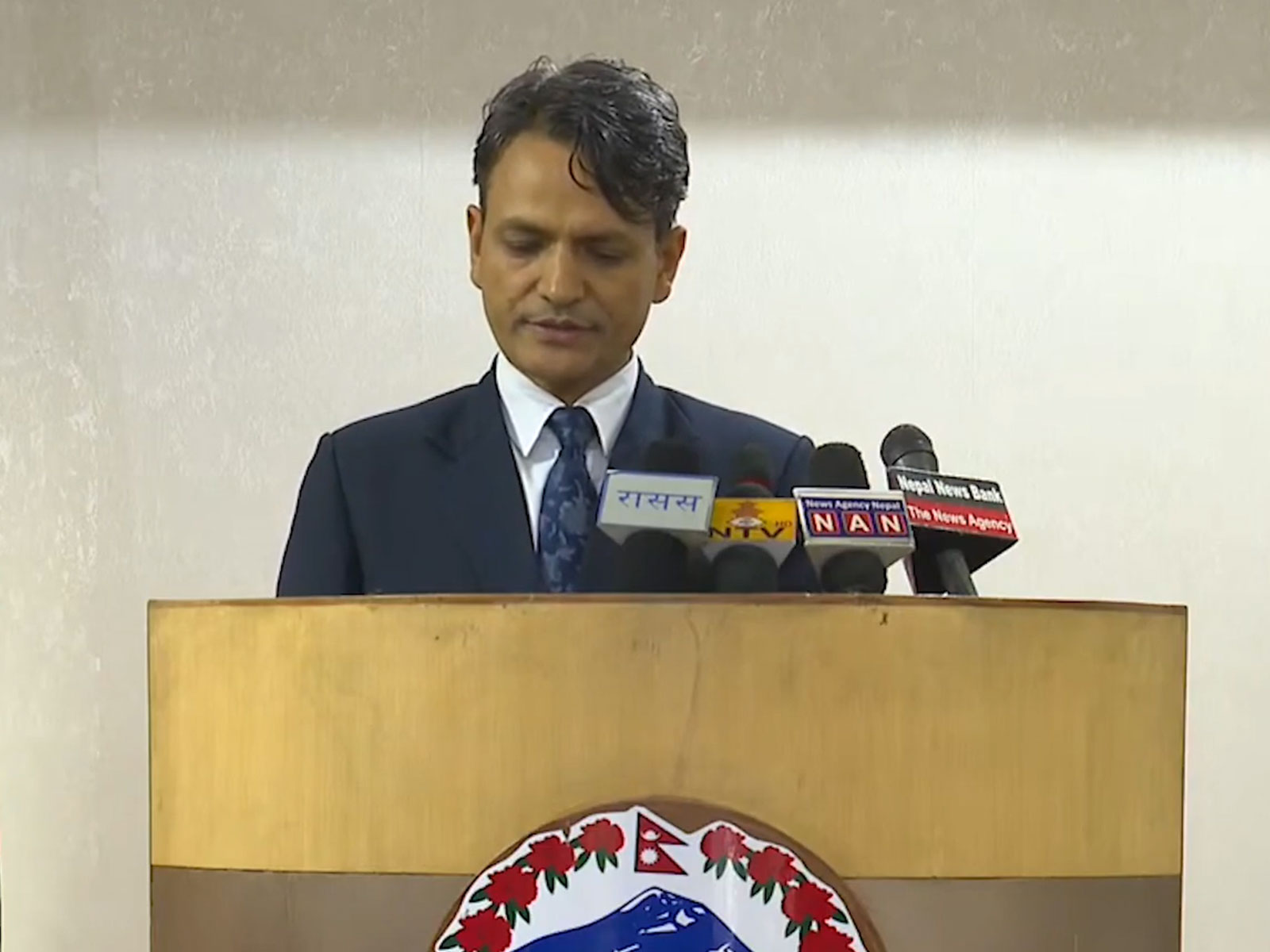 Nepal's Ministry of Foreign Affairs Spokesperson Lok Bahadur Chhetri (Photo/X/@MofaNepal)