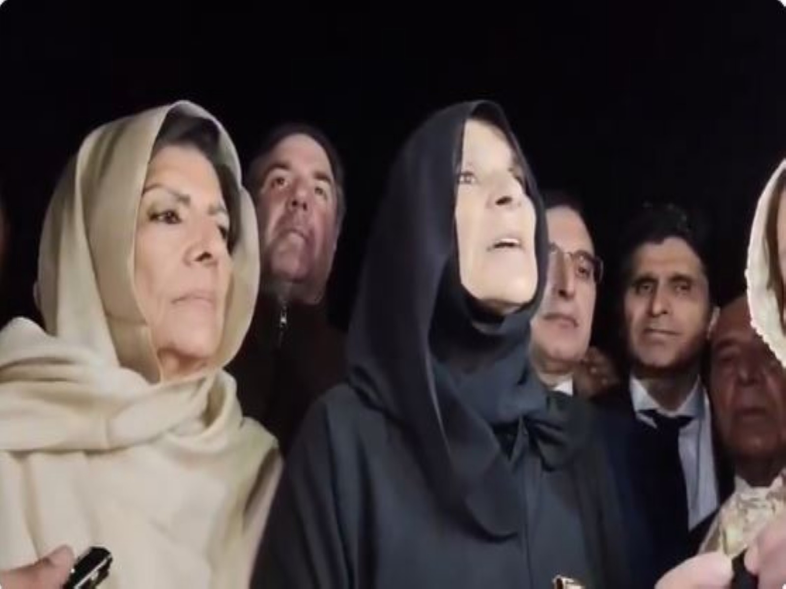 Uzma Khan, sister of former Pakistan Prime Minister Imran Khan, is seen in the centre. (File Photo: X/@PTIOfficialUSA) Uzma Khan, sister of former Pakistan Prime Minister Imran Khan, is seen in the centre. (File Photo: X/@PTIOfficialUSA)