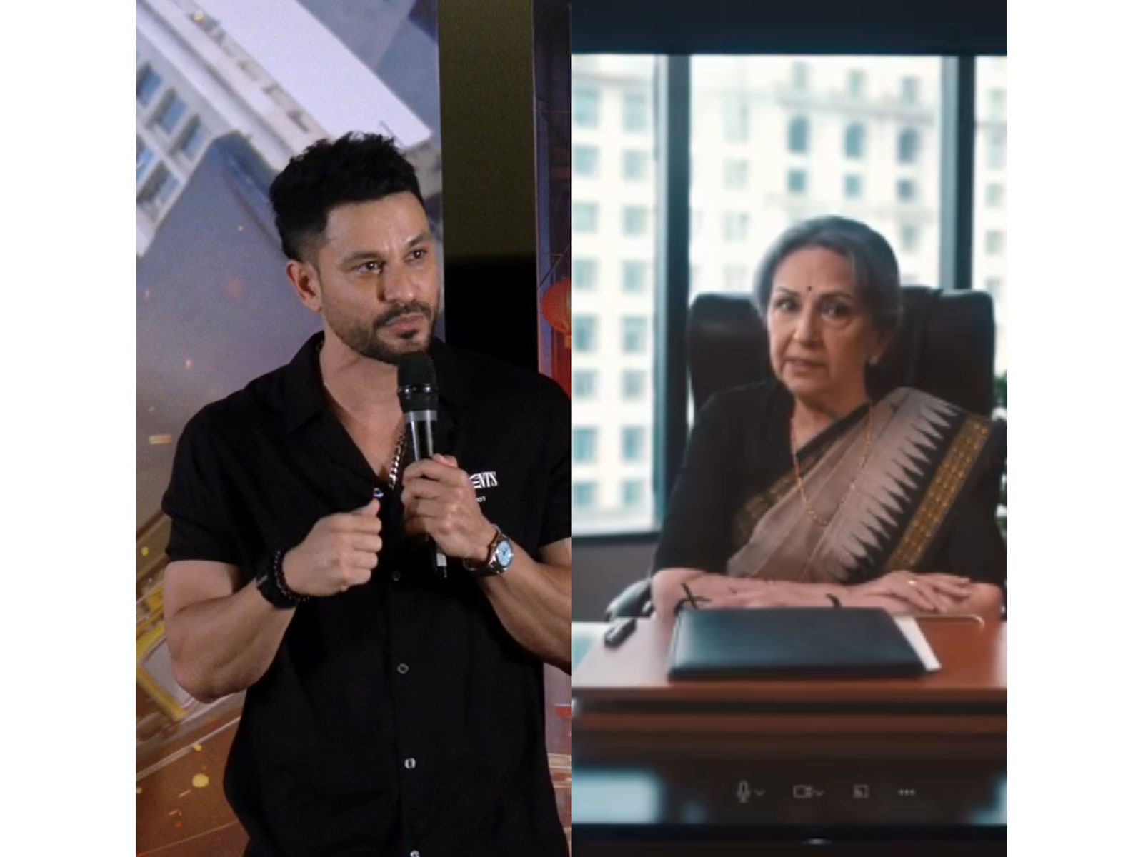 Kunal Kemmu, Sharmila Tagore (Photos/ANI/ Instagram/ @kunalkemmu) Kunal Kemmu, Sharmila Tagore (Photos/ANI/ Instagram/ @kunalkemmu)
