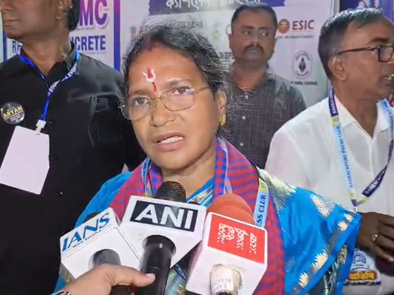 West Bengal BJP MLA and mother of the RG Kar rape-murder victim Ratna Debnath (Photo/ANI)