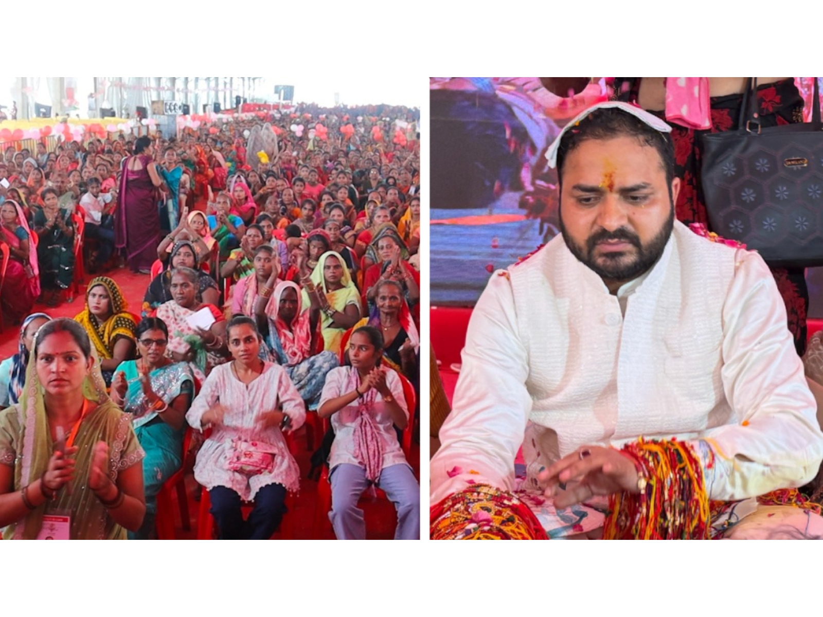 Unnao: Nearly 1 Lakh Women Gather to Tie Rakhi to Pushpendra Pratap Singh in Bhagwantnagar
