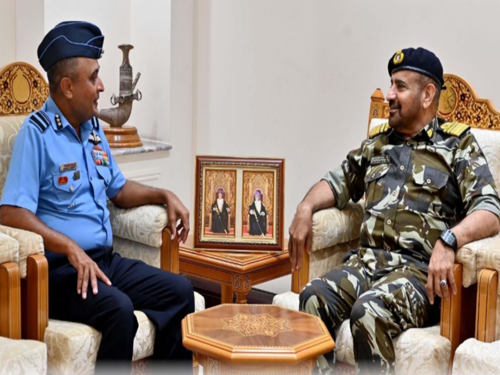 India-Oman discuss deference collaboration (Photo/X @MG_MOD_OMAN)