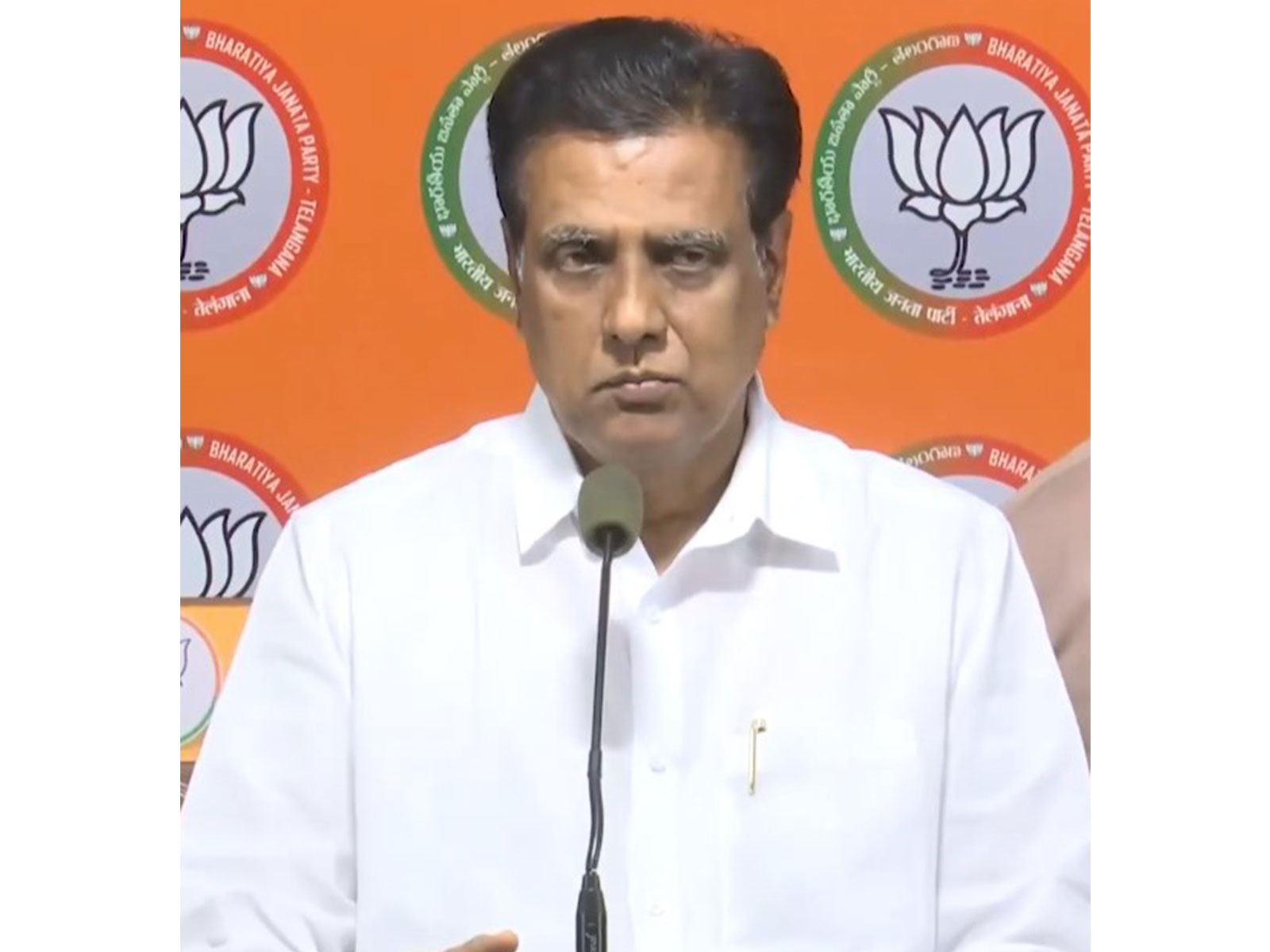 Telangana BJP leader NV Subhash (Photo/@nvsubhash4bjp/X)