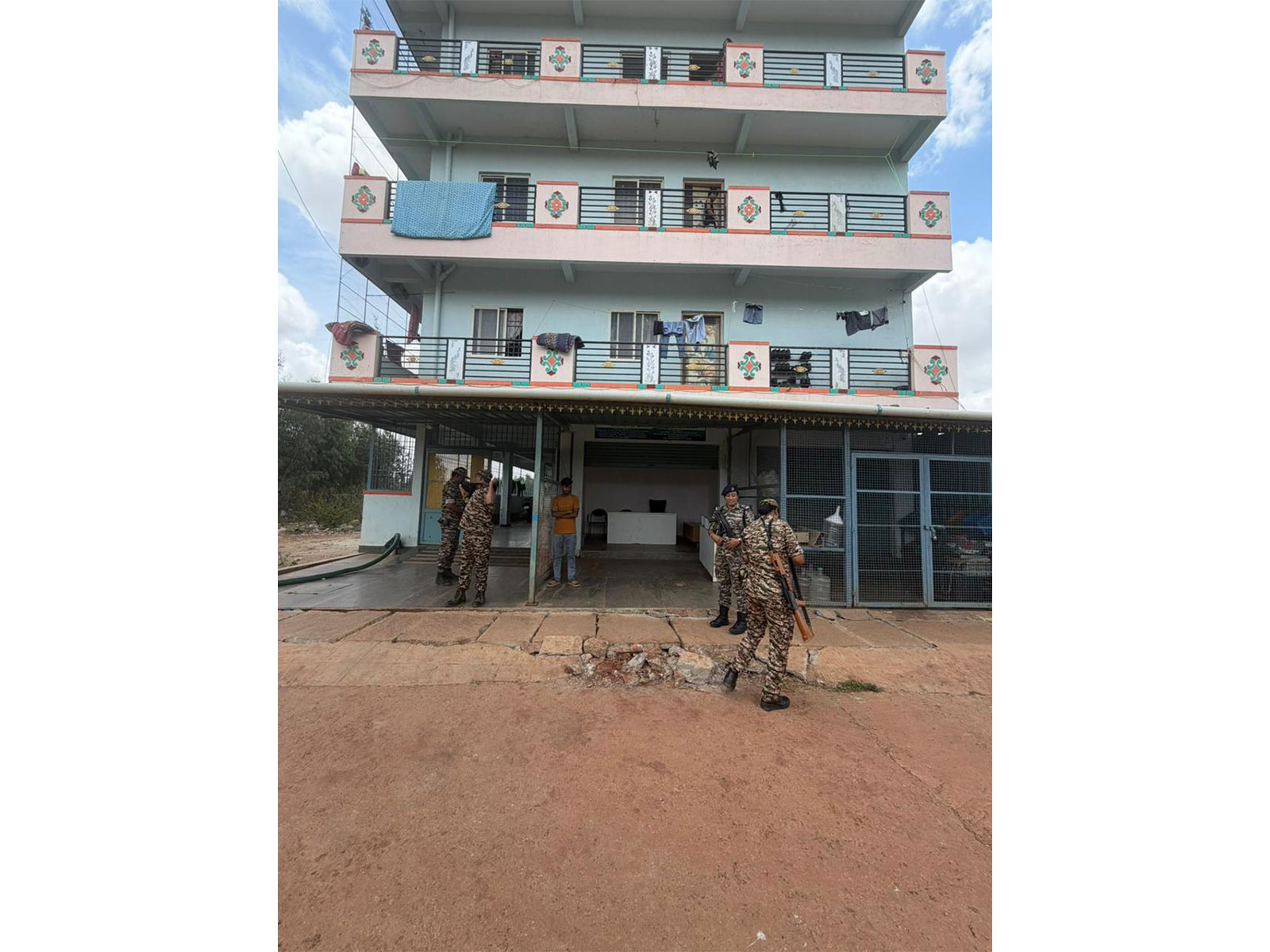 ED search ops at a location in Karnataka (Photo/ANI) ED search ops at a location in Karnataka (Photo/ANI)