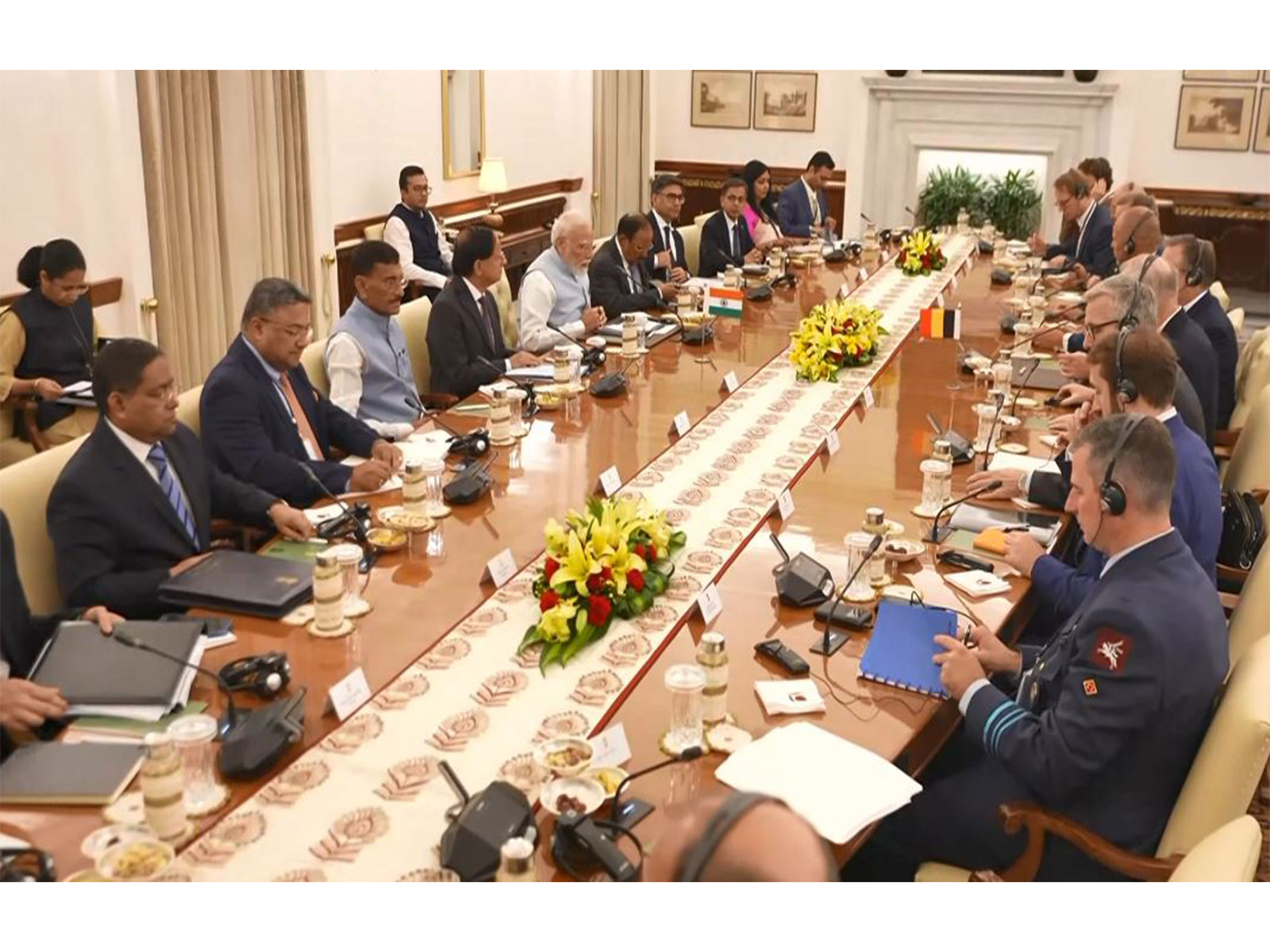 India-Belgium hold delegation-level talks led by PM Narendra Modi and PM Bart De Wever (Photo/DD)