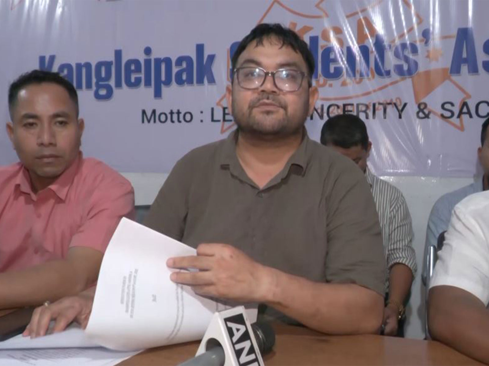 Convenor of the 14 CSOs, Nahakpam Shanta (Photo/ANI)