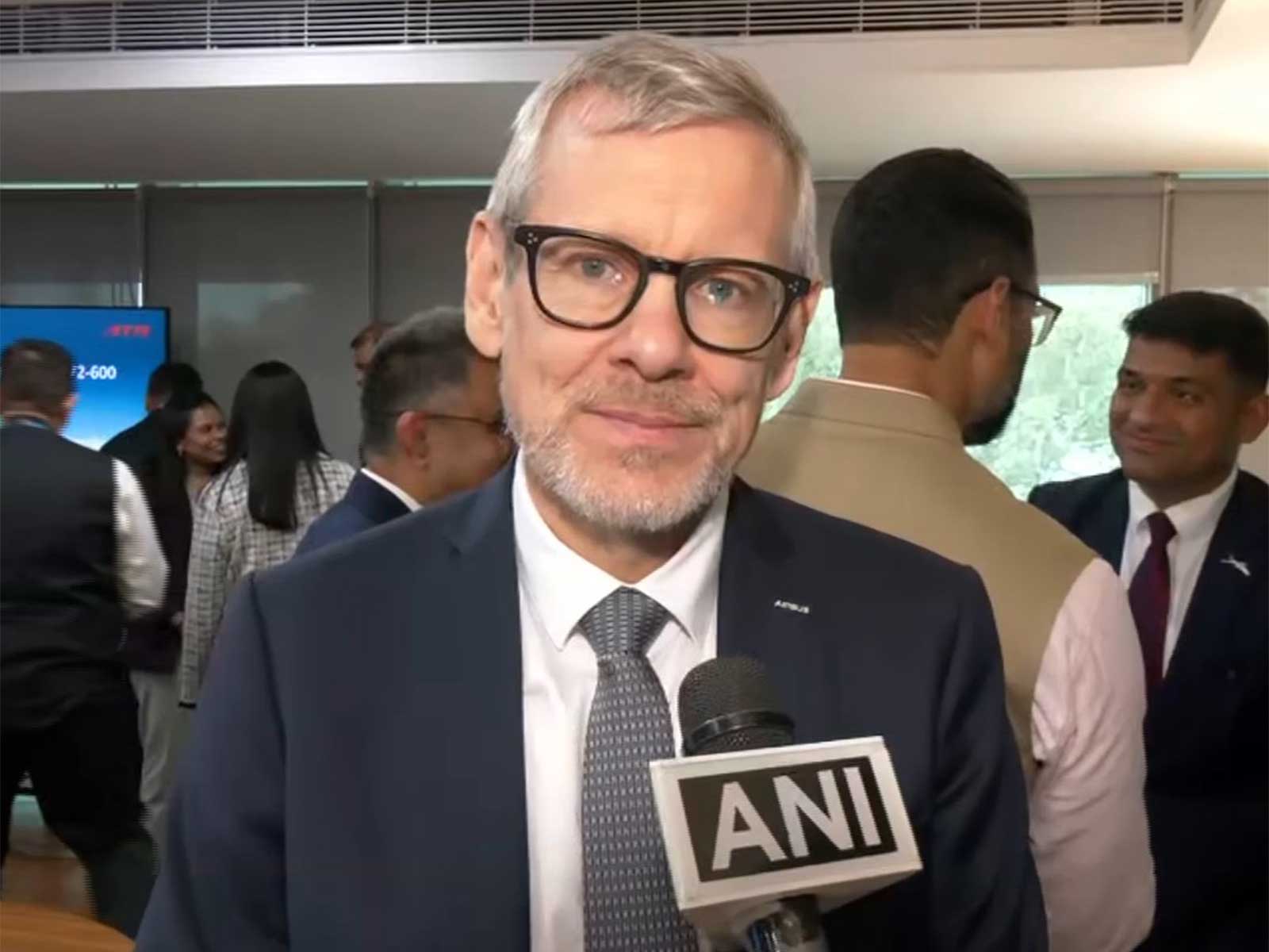 Jurgen Westermeier, President and Managing Director, Airbus India and South Asia. (Photo-ANI) Jurgen Westermeier, President and Managing Director, Airbus India and South Asia. (Photo-ANI)