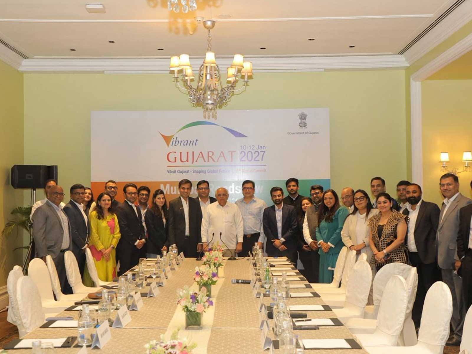 Gujarat CM Bhupendra Patel at Mumbai event (Photo/Gujarat CMO)