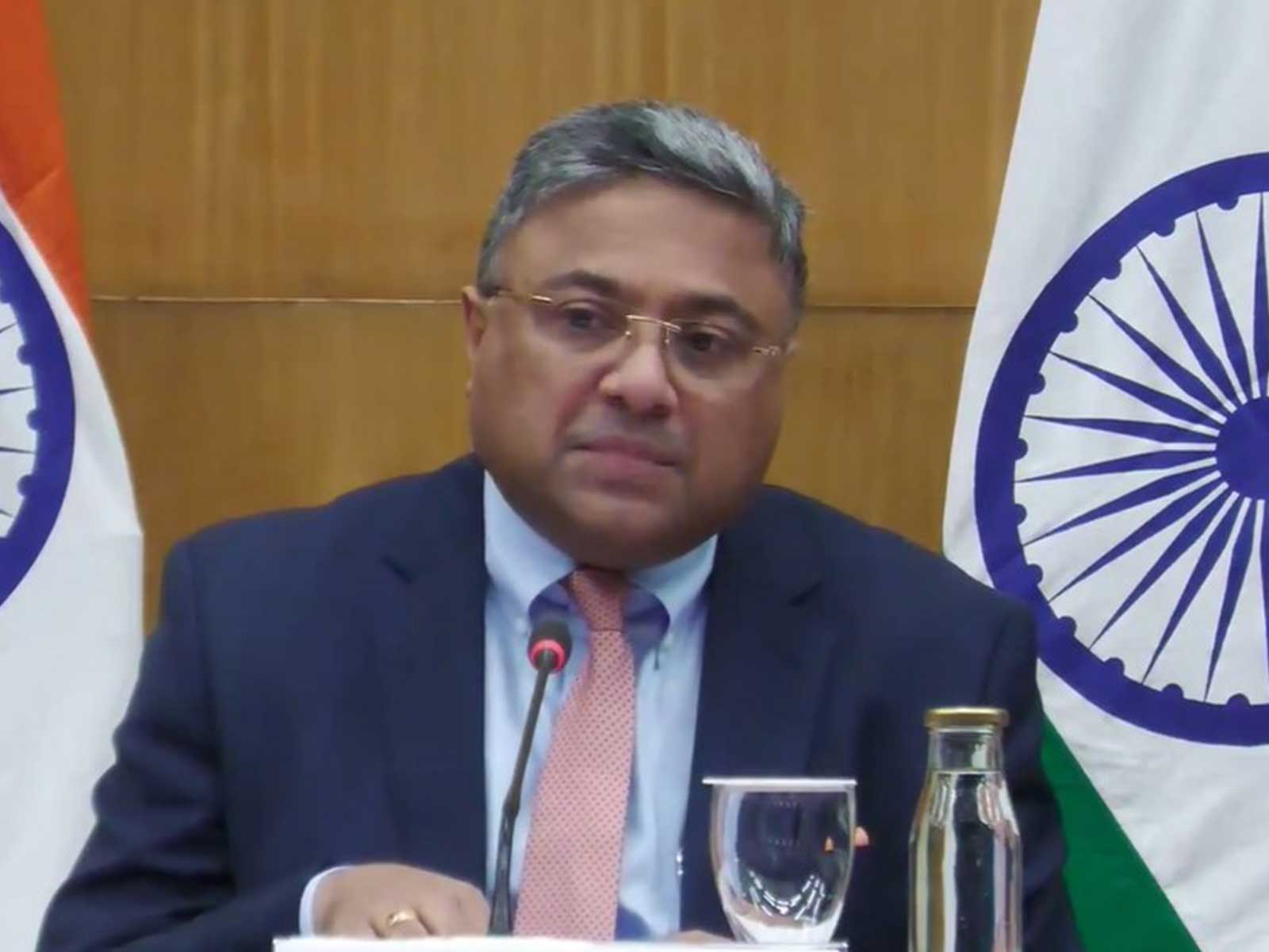 MEA Secretary (West) Sibi George (Photo/ANI)
