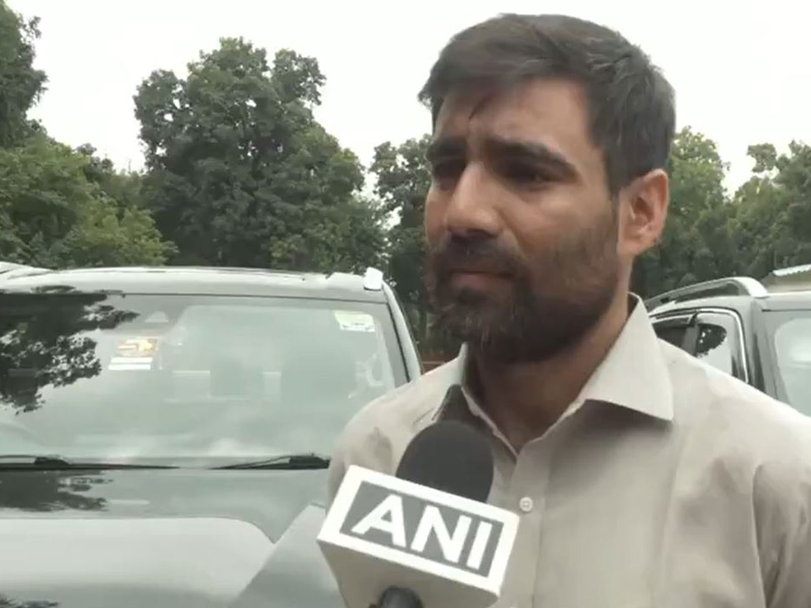 National Students' Union of India National President Vinod Jakhar (Photo/ANI)