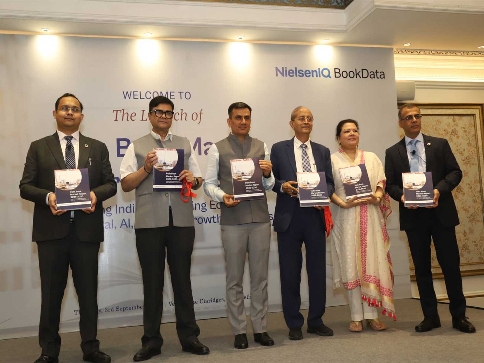 Federation of Indian Publishers and NielsenIQ BookData launch the India Book Market Report 2026-2030 (Photo/NielsenIQ BookData )
