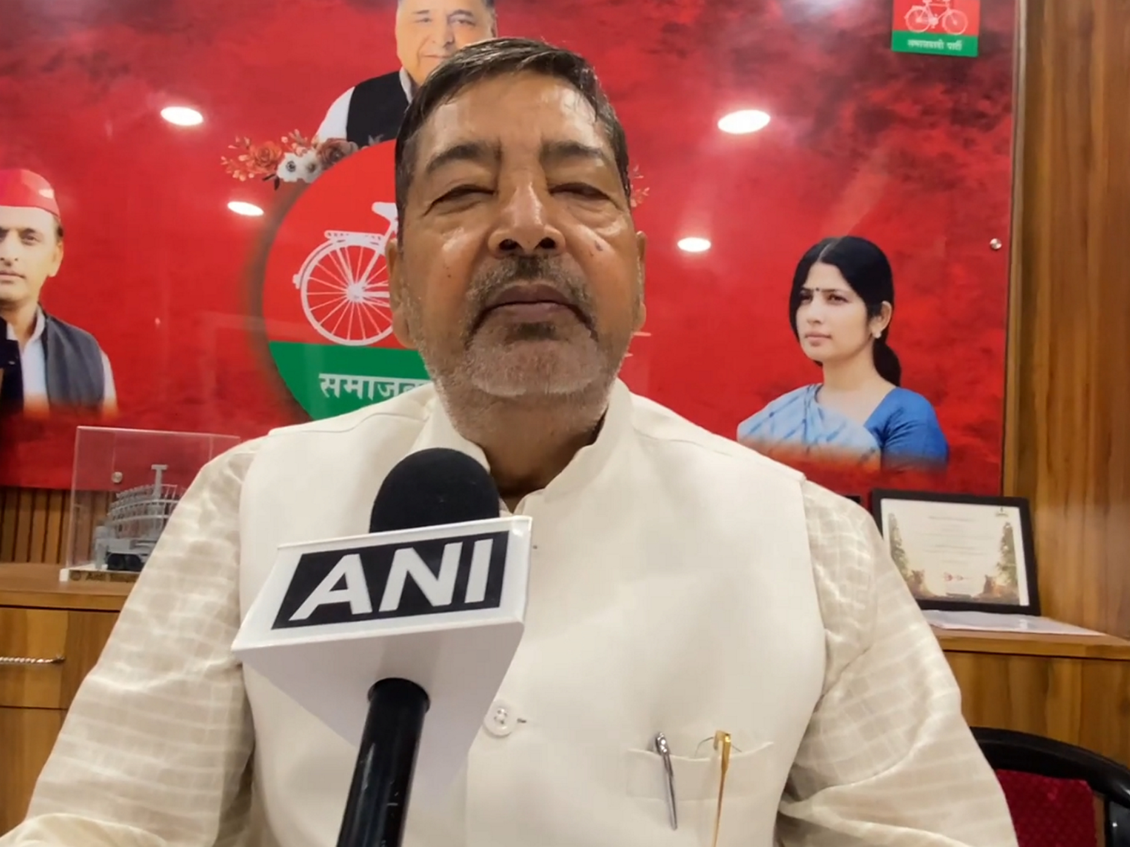 Samajwadi Party MP Virendra Singh (Photo/ANI) Samajwadi Party MP Virendra Singh (Photo/ANI)
