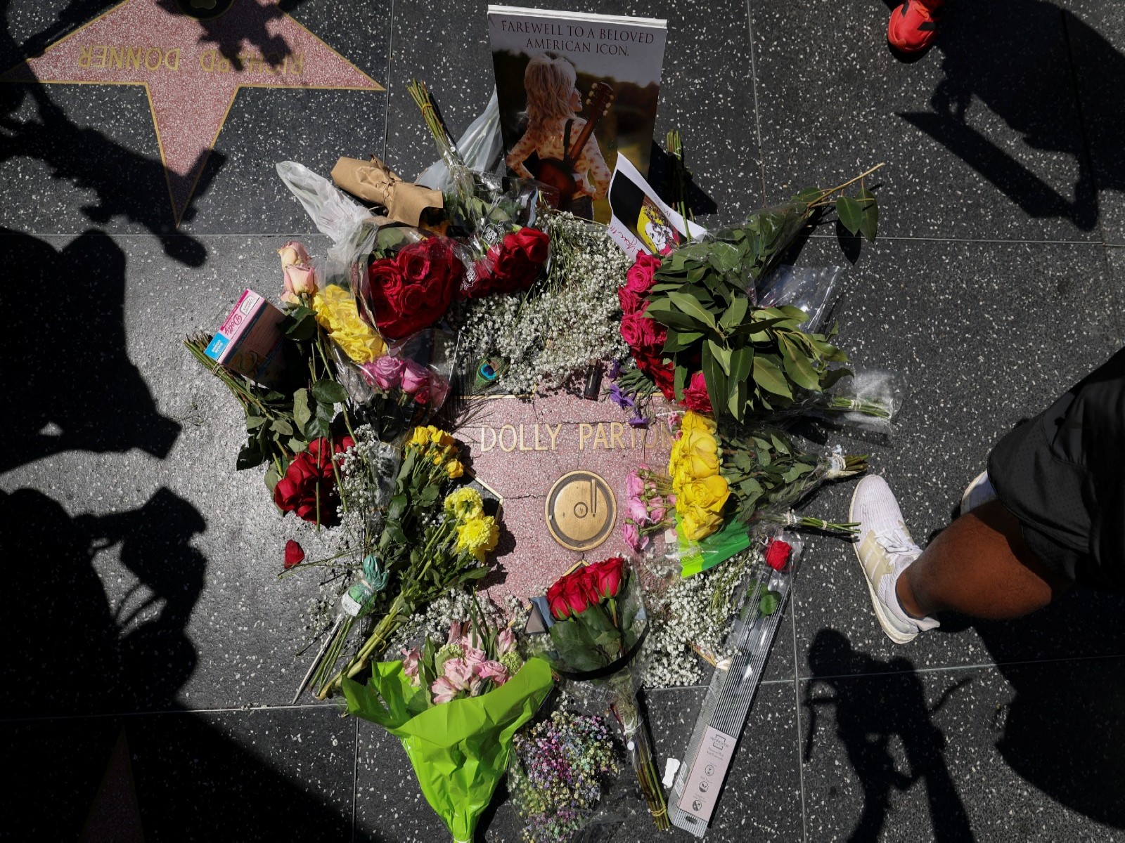 Dolly Parton's Hollywood Walk Of Fame Star (Image source: Reuters)