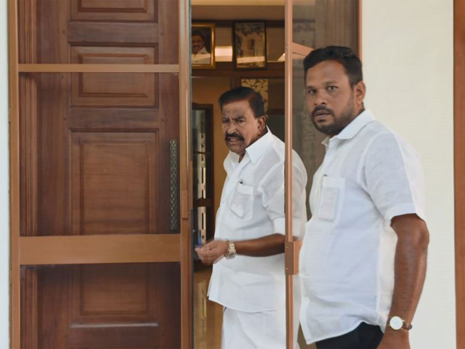 DVAC raids former TN Minister KN Nehru's residence in Tiruchirappalli (Photo/ANI)