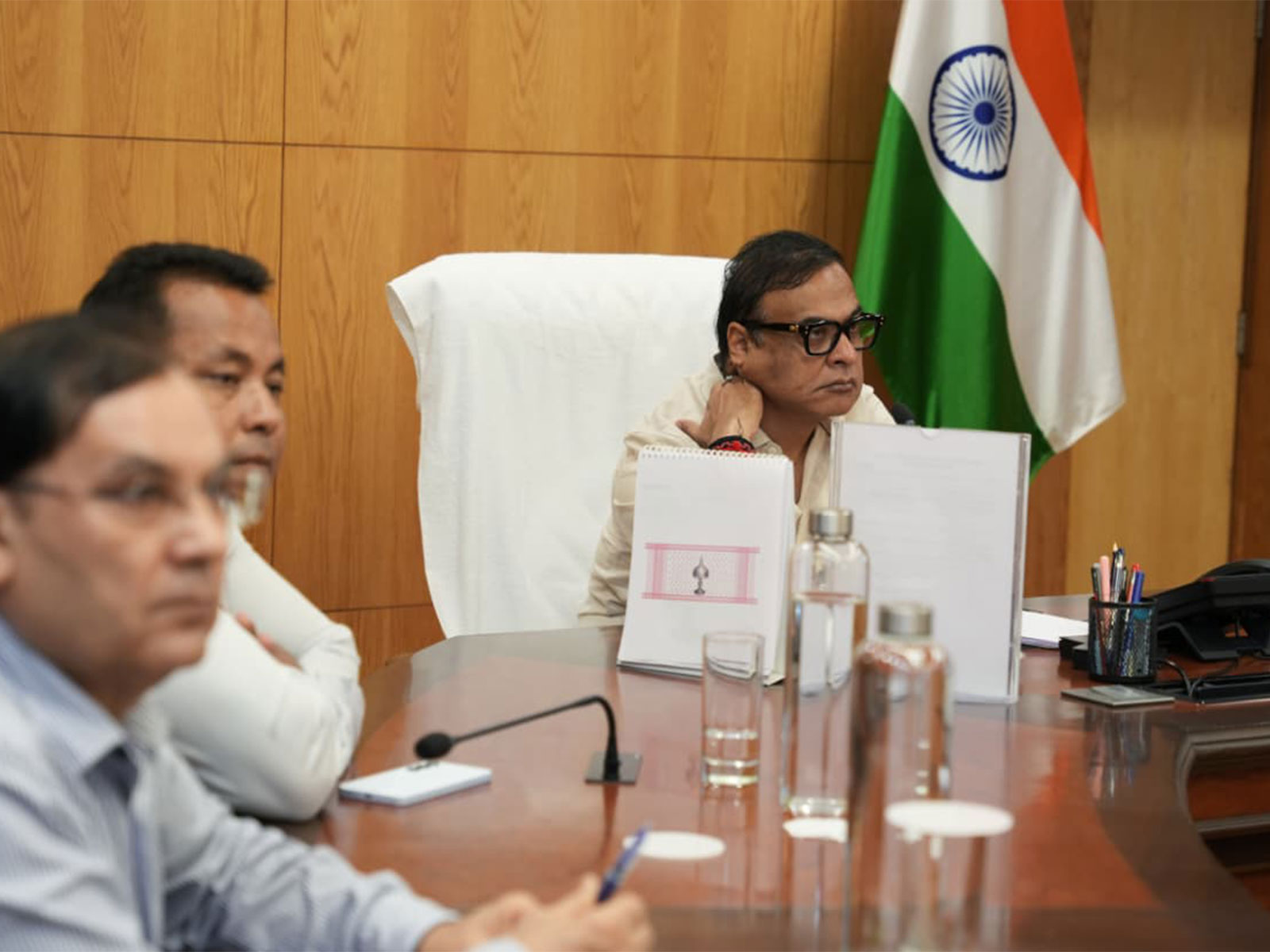 Assam Chief Minister Himanta Biswa Sarma reviewed the functioning of Assam State Transport Corporation (Photo/ANI) Assam Chief Minister Himanta Biswa Sarma reviewed the functioning of Assam State Transport Corporation (Photo/ANI)
