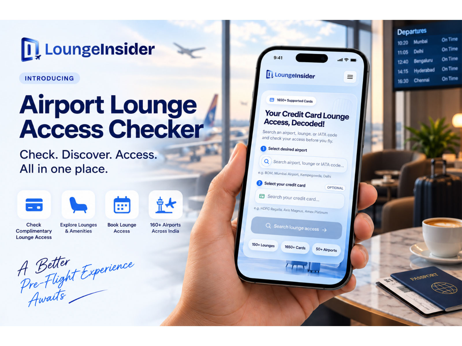 LoungeInsider Introduces an Airport Lounge Access Checker for Air Travellers LoungeInsider Introduces an Airport Lounge Access Checker for Air Travellers