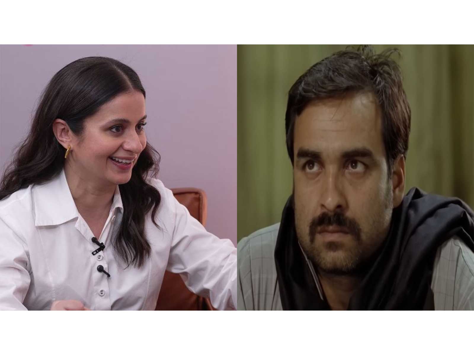 Rashika Duggal (L) Pank Tripathi (R) (Photos/Instagram/@ANI@amazonprime)