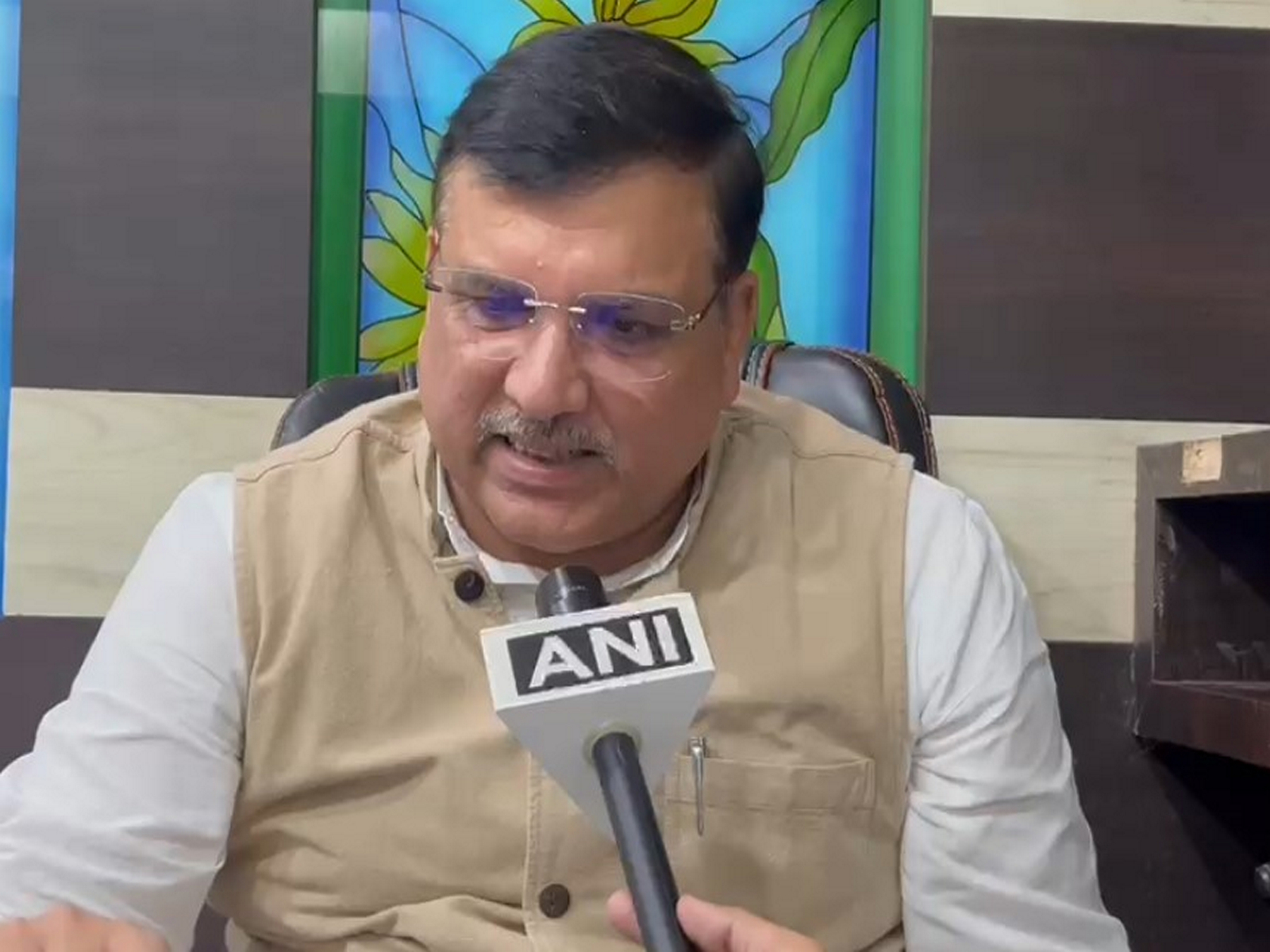 AAP Rajya Sabha MP Sanjay Singh (Photo/ANI)