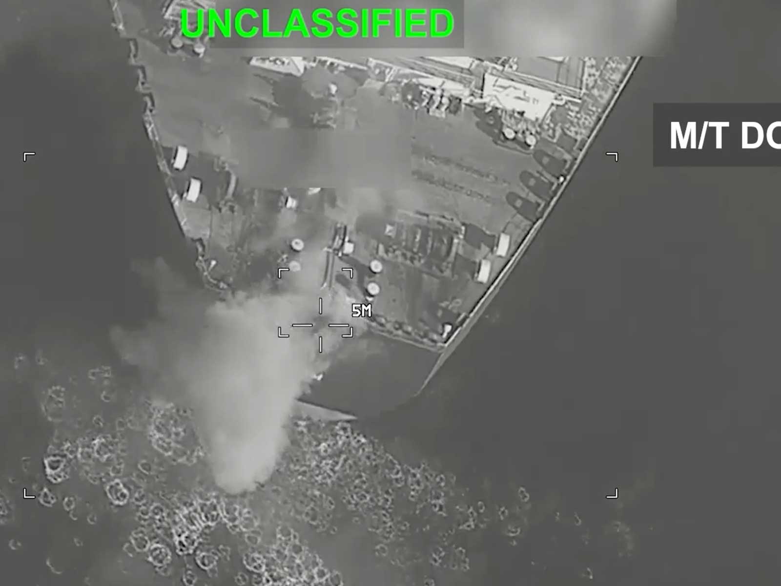 CENTCOM claims to strike 3 Iranian oil tankers (Photo/X/@CENTCOM)