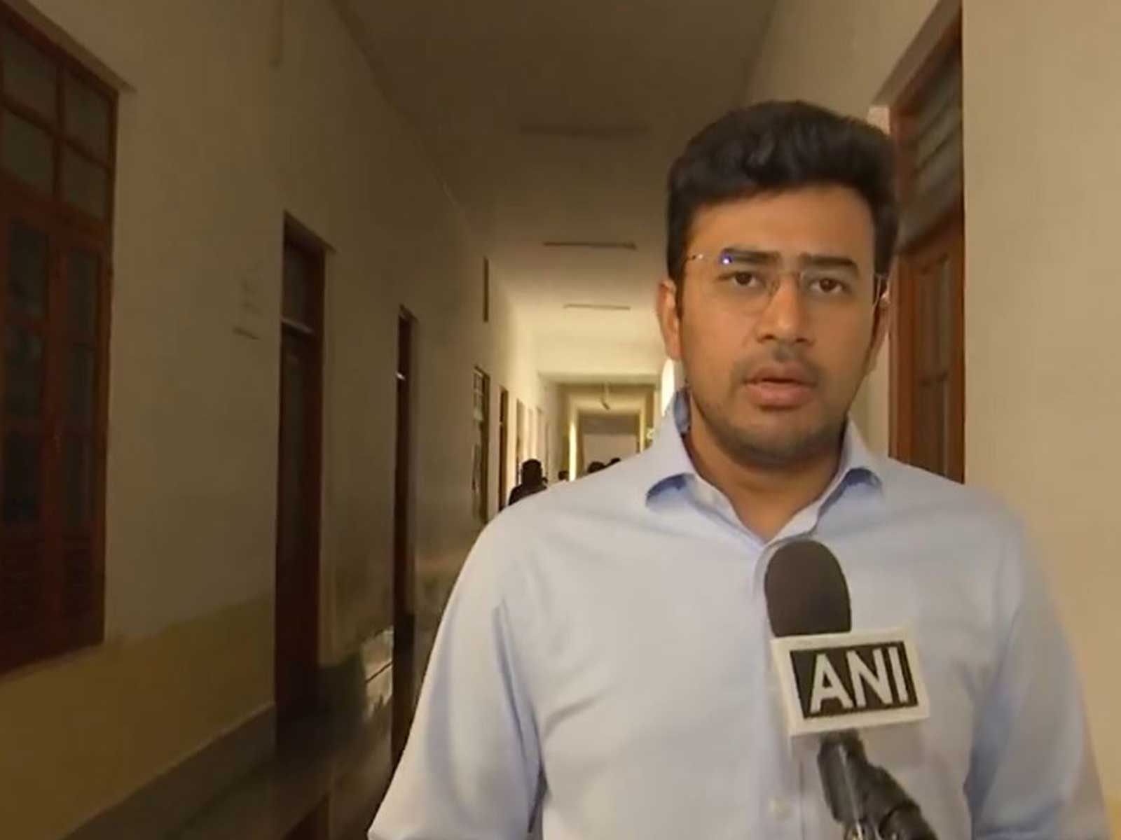 BJP MP Tejasvi Surya (Photo/ANI)