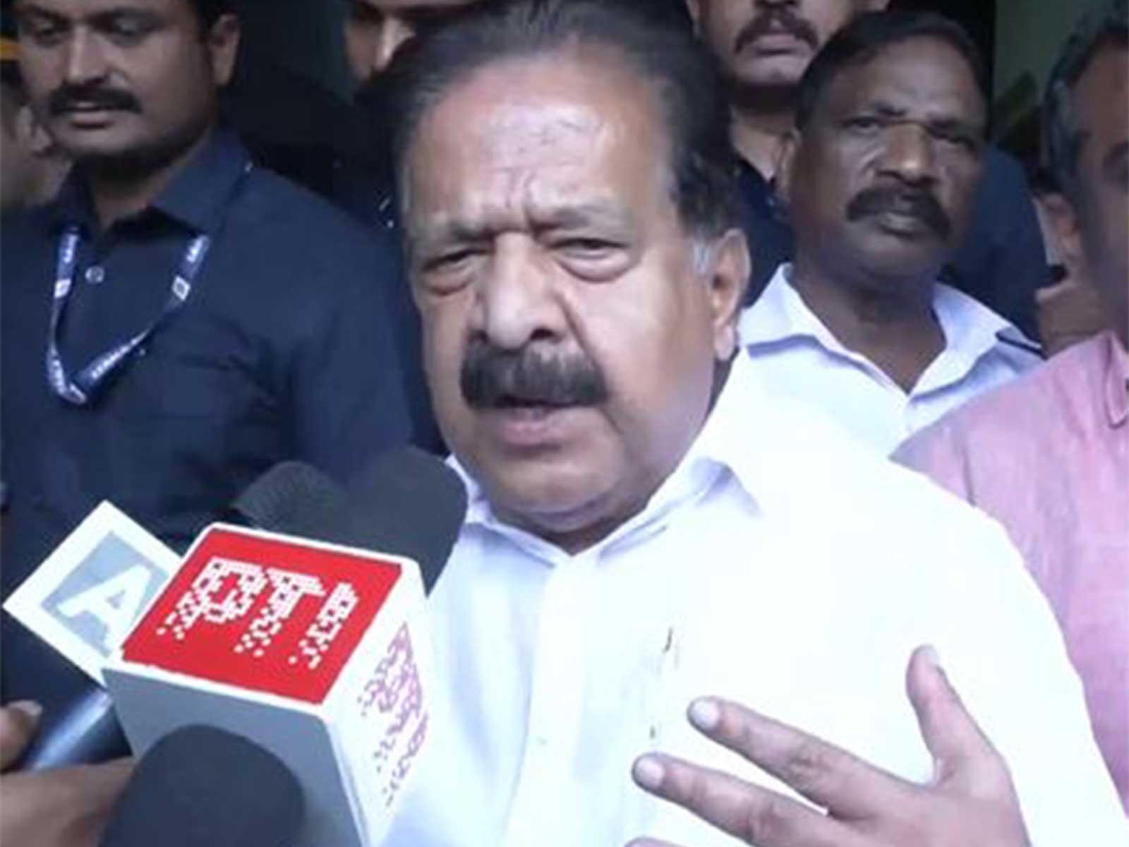 Keralam Home Minister Ramesh Chennithala (Photo/ANI)