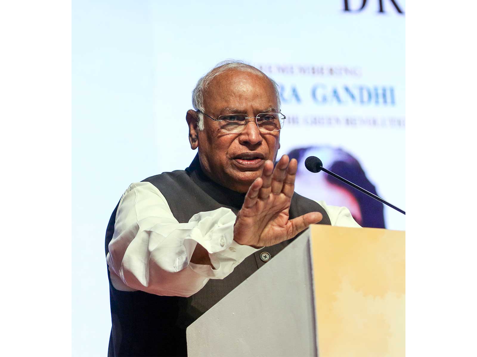 Congress President Mallikarjun Kharge (Photo: ANI)