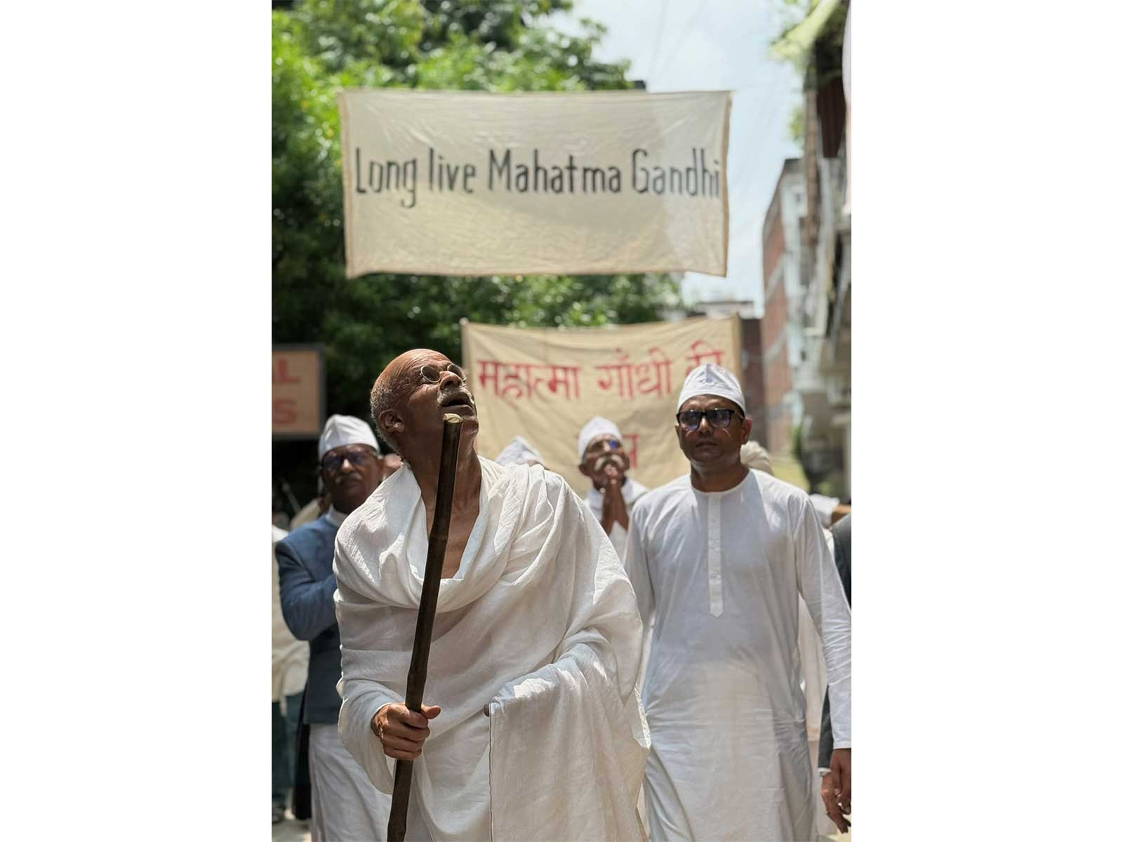 First look of Bajpayee as Mahatma Gandhi (Photo/Makers)