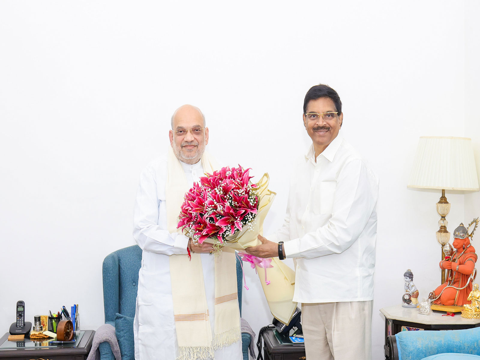 Odisha Governor Hari Babu Kambhampati with Union Home Minister Amit Shah (Photo/X/@DrHariBabuK) Odisha Governor Hari Babu Kambhampati with Union Home Minister Amit Shah (Photo/X/@DrHariBabuK)