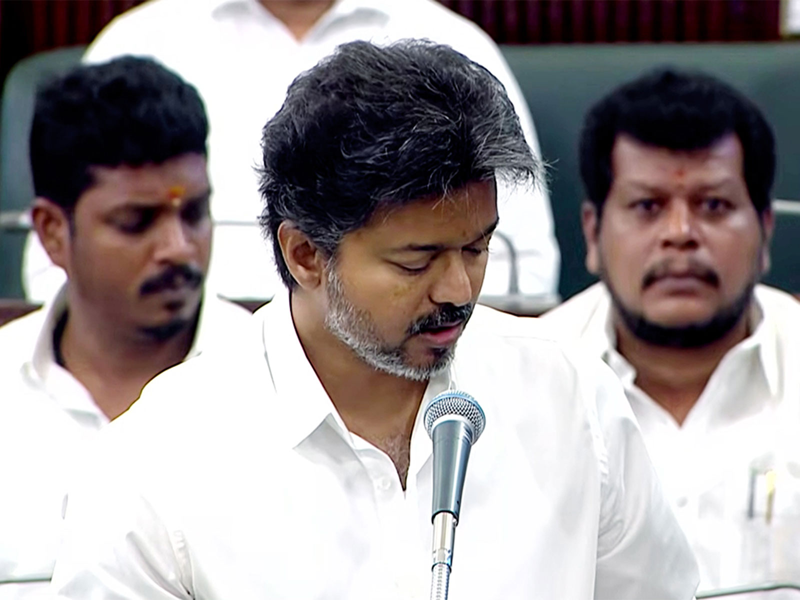 Tamil Nadu Chief Minister C Joseph Vijay (File Photo/ANI) Tamil Nadu Chief Minister C Joseph Vijay (File Photo/ANI)