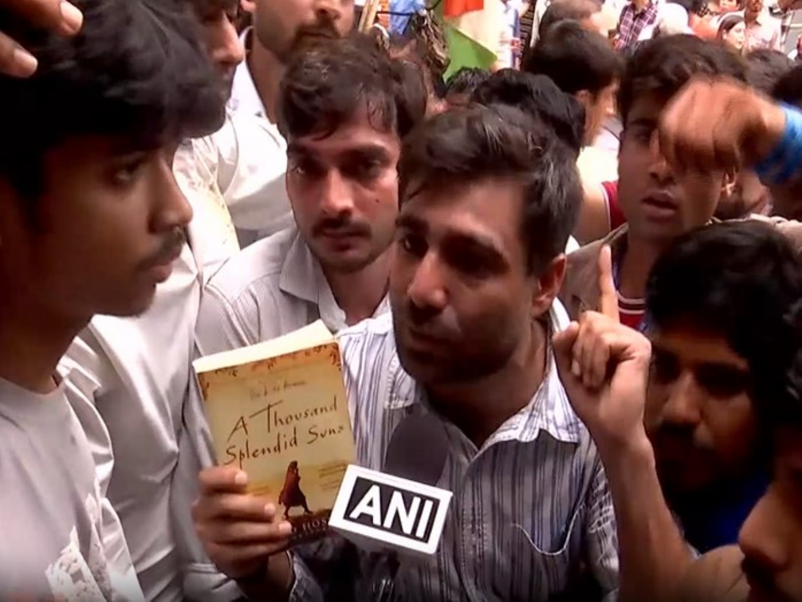 NSUI president Vinod Jakhar (Photo/ANI)