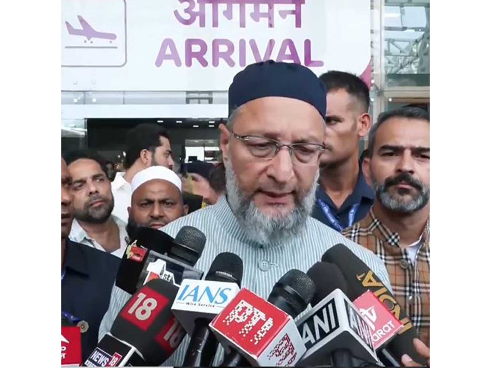 All India Majlis-e-Ittehadul Muslimeen (AIMIM) Chief Asaduddin Owaisi (Photo/ANI)