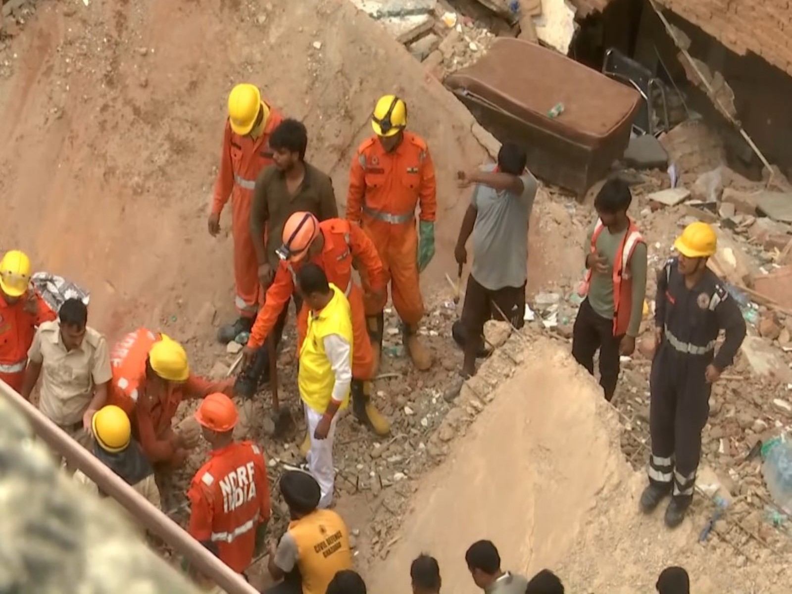 Search and rescue operations are continuing at the site (Photo/ANI)