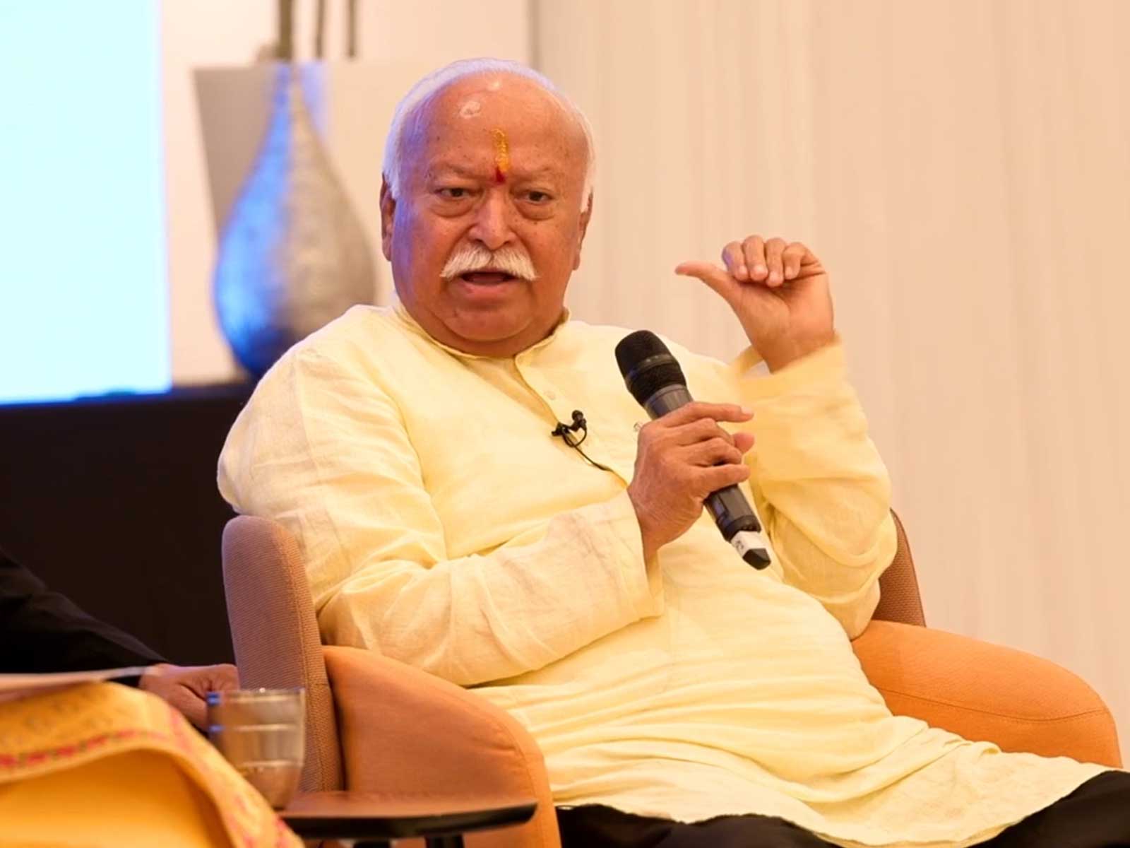 Rashtriya Swayamsevak Sangh (RSS) Chief Mohan Bhagwat (Photo/YouTube/HSS UK) Rashtriya Swayamsevak Sangh (RSS) Chief Mohan Bhagwat (Photo/YouTube/HSS UK)