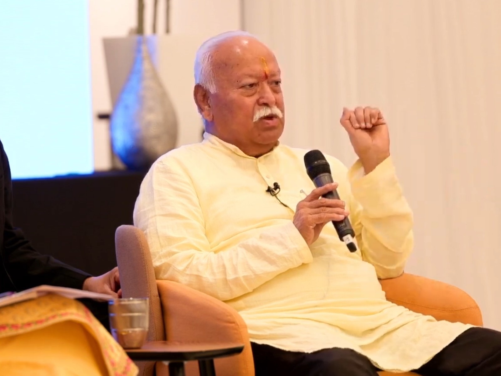 RSS Chief Mohan Bhagwat (Photo/YouTube/HSS UK)