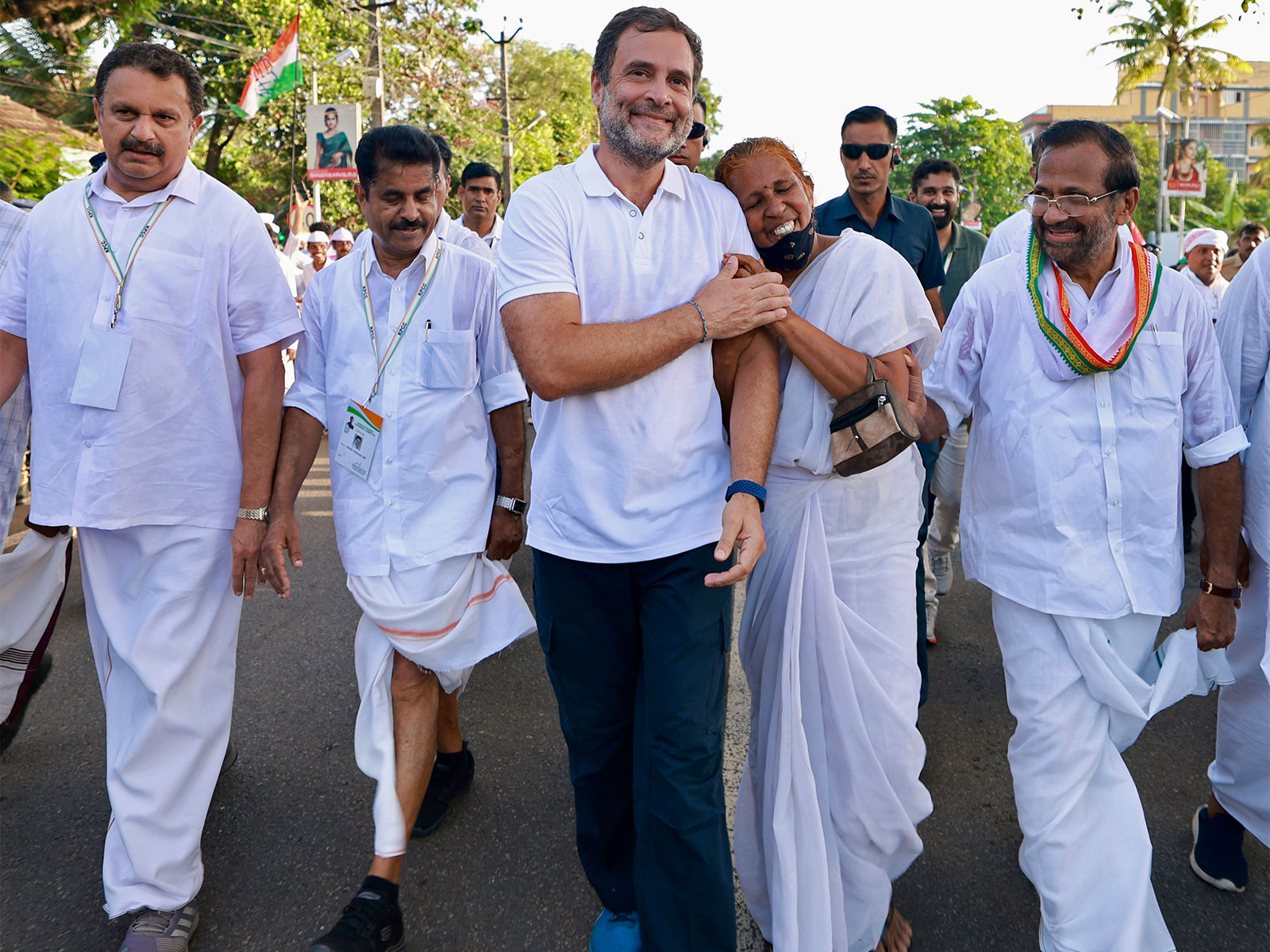 LoP in Lok Sabha Rahul Gandhi during Bharat Jodo Yatra in 2022 (File photo/ANI)