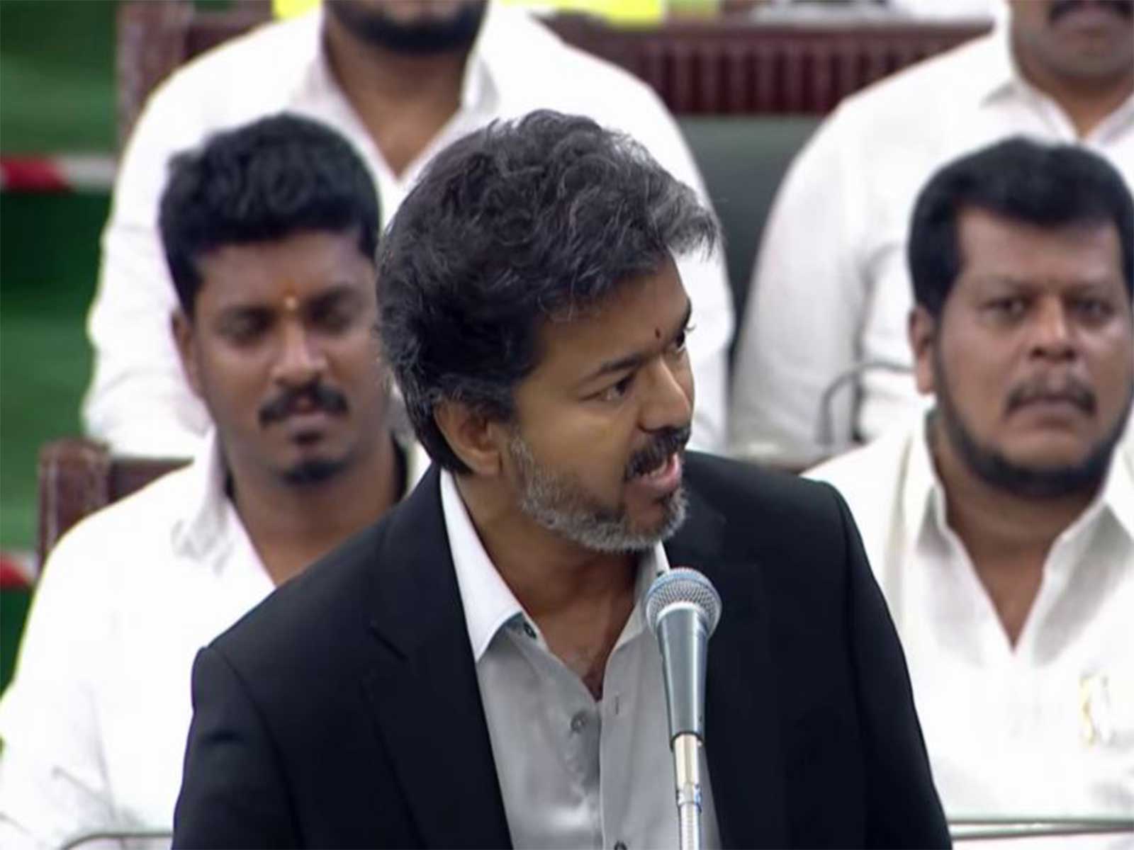 Tamil Nadu Chief Minister C Joseph Vijay (Photo/YouTube/Tamil NaduAssembly) Tamil Nadu Chief Minister C Joseph Vijay (Photo/YouTube/Tamil NaduAssembly)