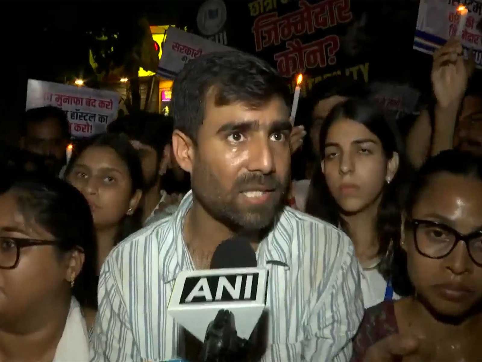 National Students' Union of India (NSUI) president Vinod Jakhar (Photo/ ANI)