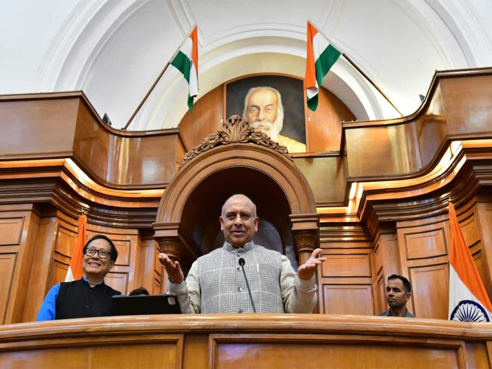 Speaker of the Delhi Legislative Assembly Vijender Gupta (Photo: Delhi Legislative Assembly Secretariat) Speaker of the Delhi Legislative Assembly Vijender Gupta (Photo: Delhi Legislative Assembly Secretariat)
